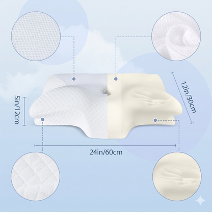 AlingSleep CerviRelax– Almohada Cervical Ergonómica
