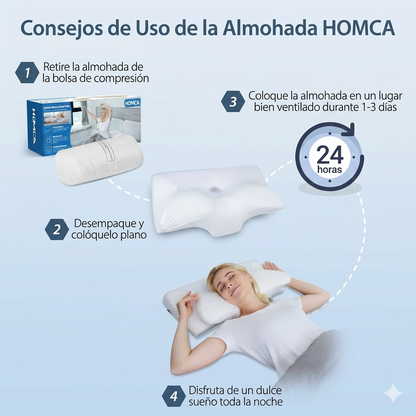 AlingSleep CerviRelax– Almohada Cervical Ergonómica