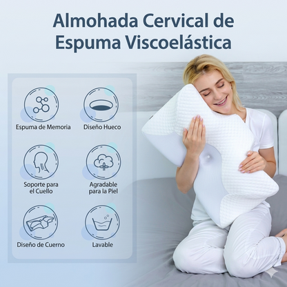 AlingSleep CerviRelax– Almohada Cervical Ergonómica