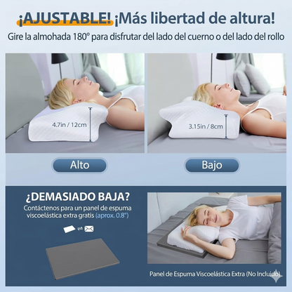 AlingSleep CerviRelax– Almohada Cervical Ergonómica